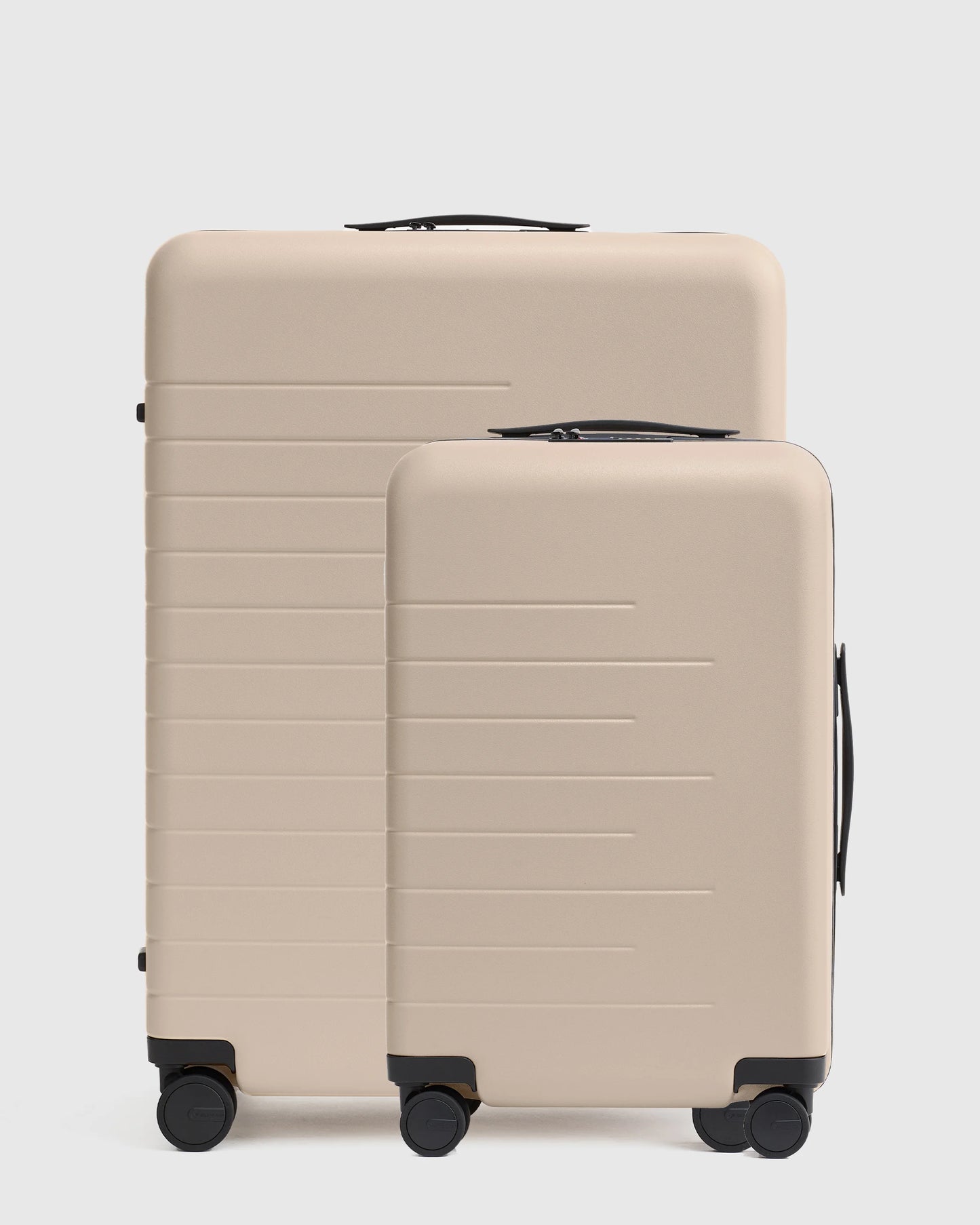 Expandable Carry-On & Large Check-In Suitcase Set - One Size / Dark Green