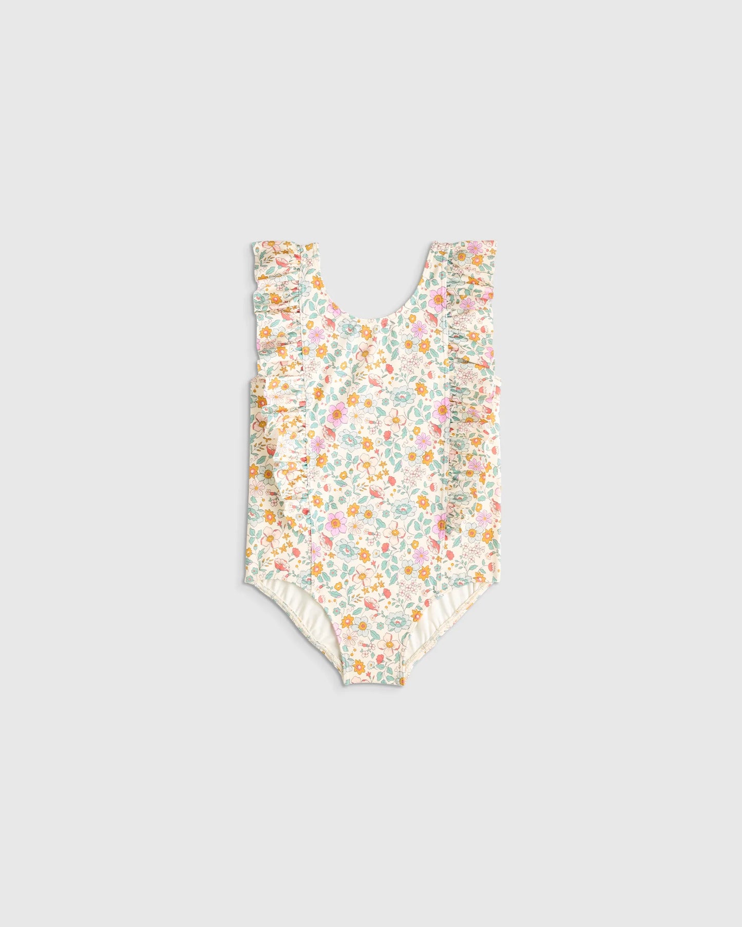 Ruffle One Piece Swimsuit - 2T / Soft Ditsy Floral