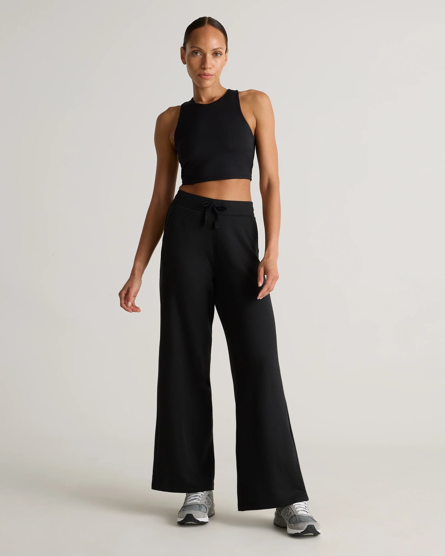 SuperSoft Fleece Wide Leg Pants - XS / Dried Fig