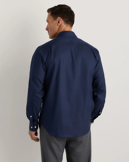 Comfortflex Performance Dress Shirt - S / Blue Stripe