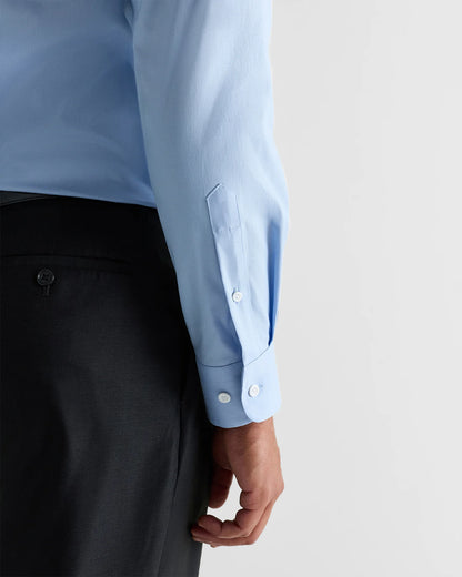 Organic Cotton Oxford Non-Iron Dress Shirt - S / Bold Black