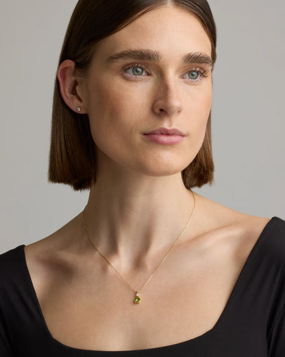 14K Gold Diamond & Semi-Precious Gemstone Drop Necklace - One Size / Yellow Gold