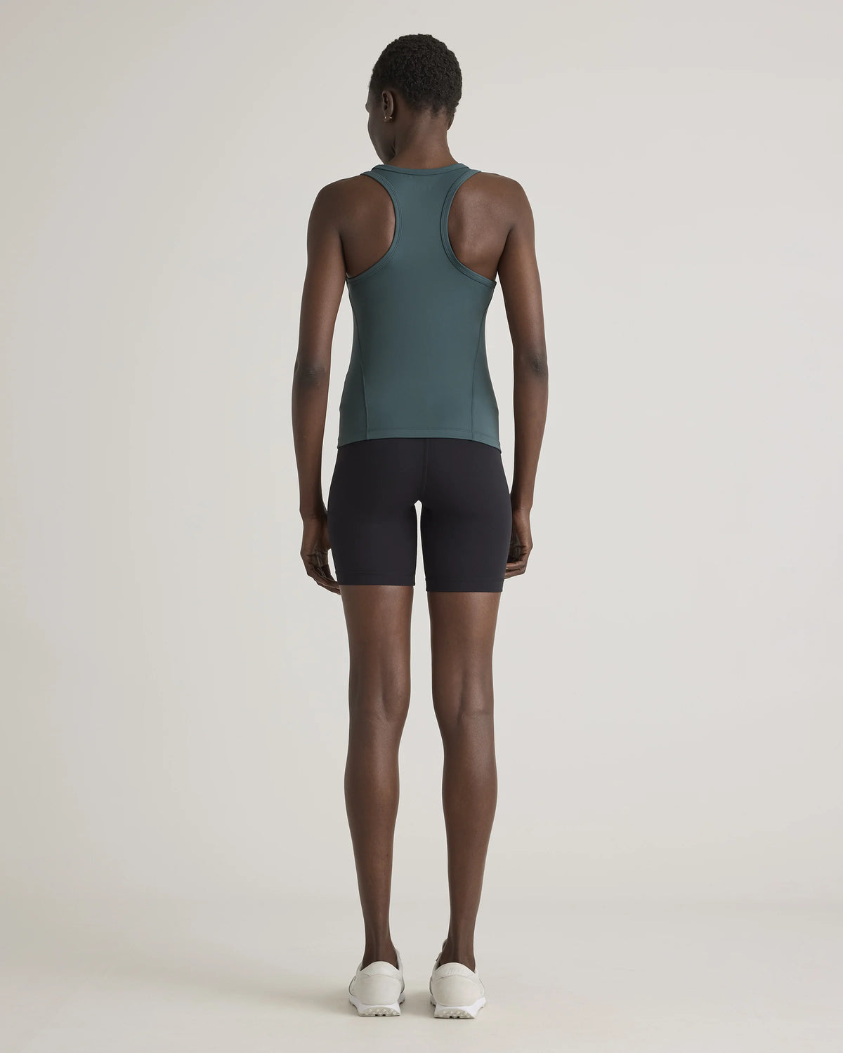 Ultra-Form Waist-Length Racerback Tank - XS / Forest Green