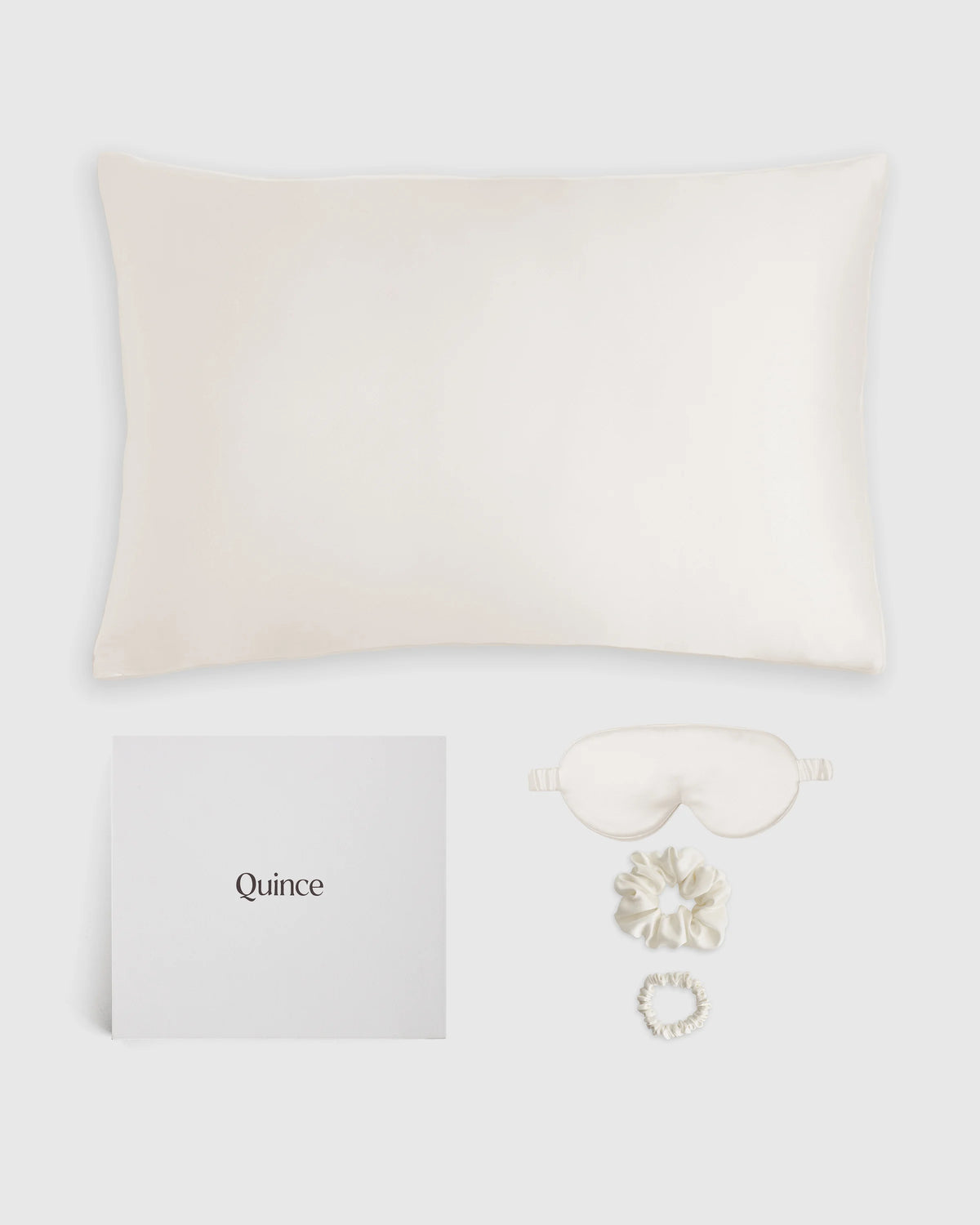 100% Washable Silk Beauty Sleep Set - One Size / Black