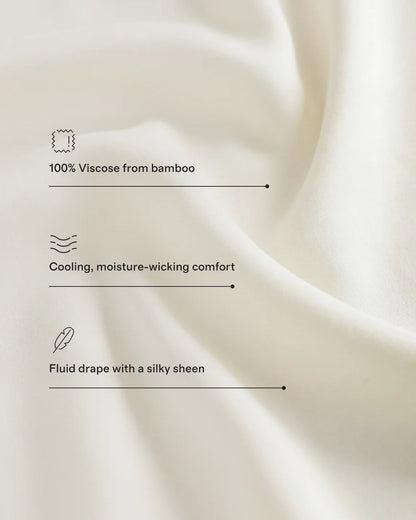 Bamboo Sham Set - Standard / White