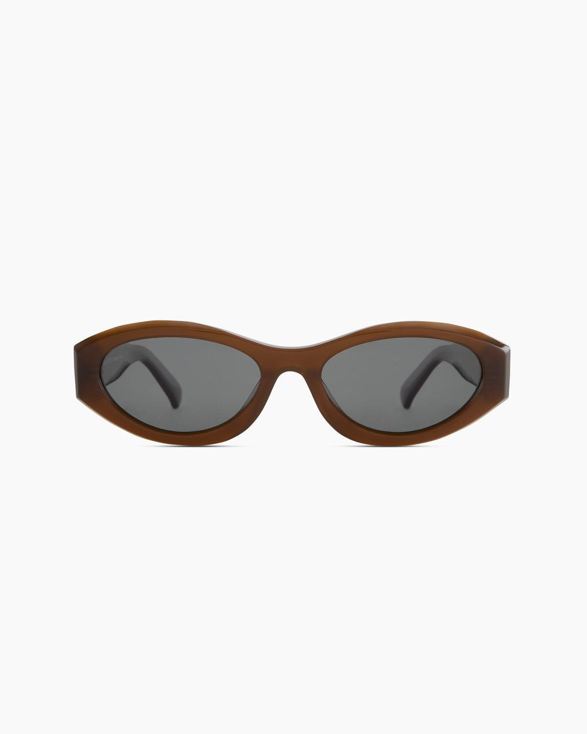 Milan Polarized Acetate Sunglasses - One Size / Black with Grey lens