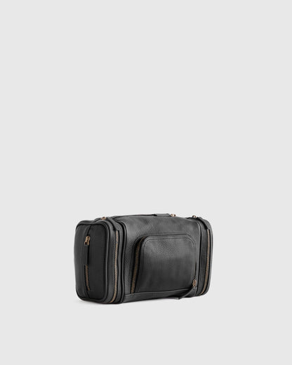 Nappa Leather Toiletry Bag - One Size / Black