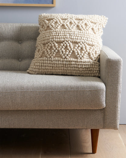 Kai Wool Pillow Cover - 20x20 / Ivory