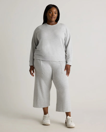 SuperSoft Fleece Crew - 1X / Dried Fig