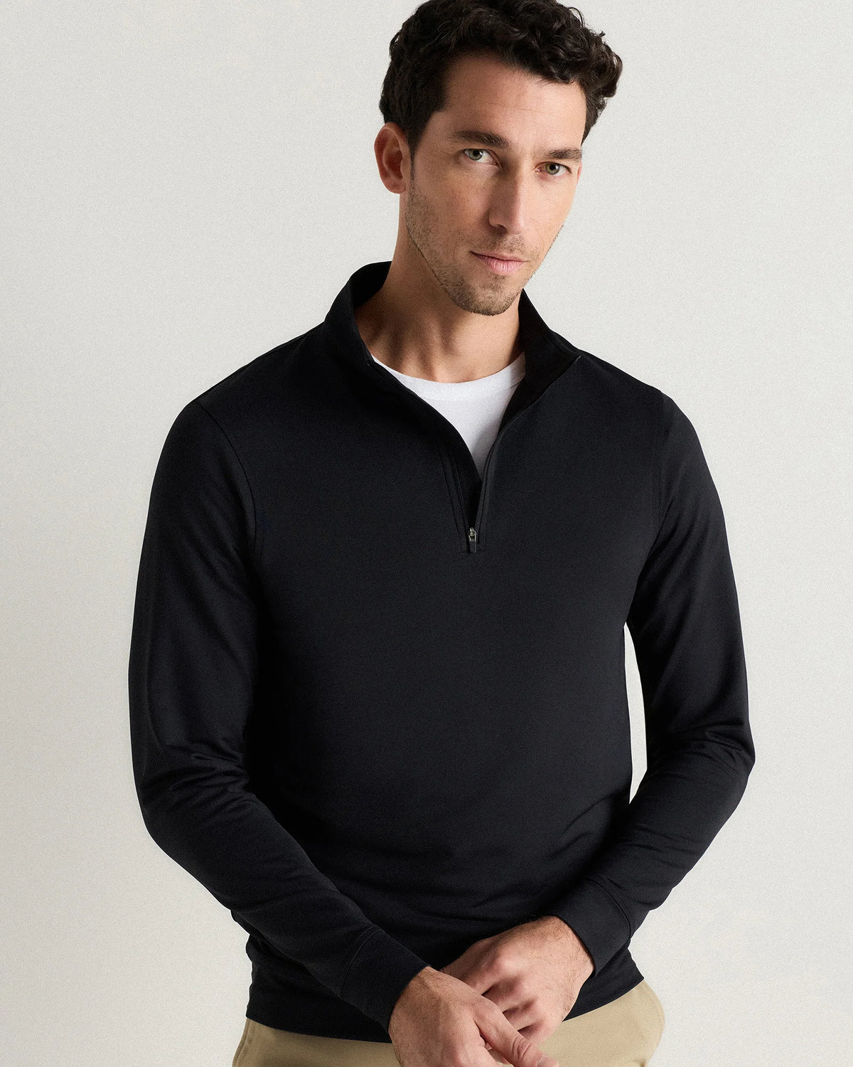 Performance Golf Quarter-Zip - S / Granite Grey