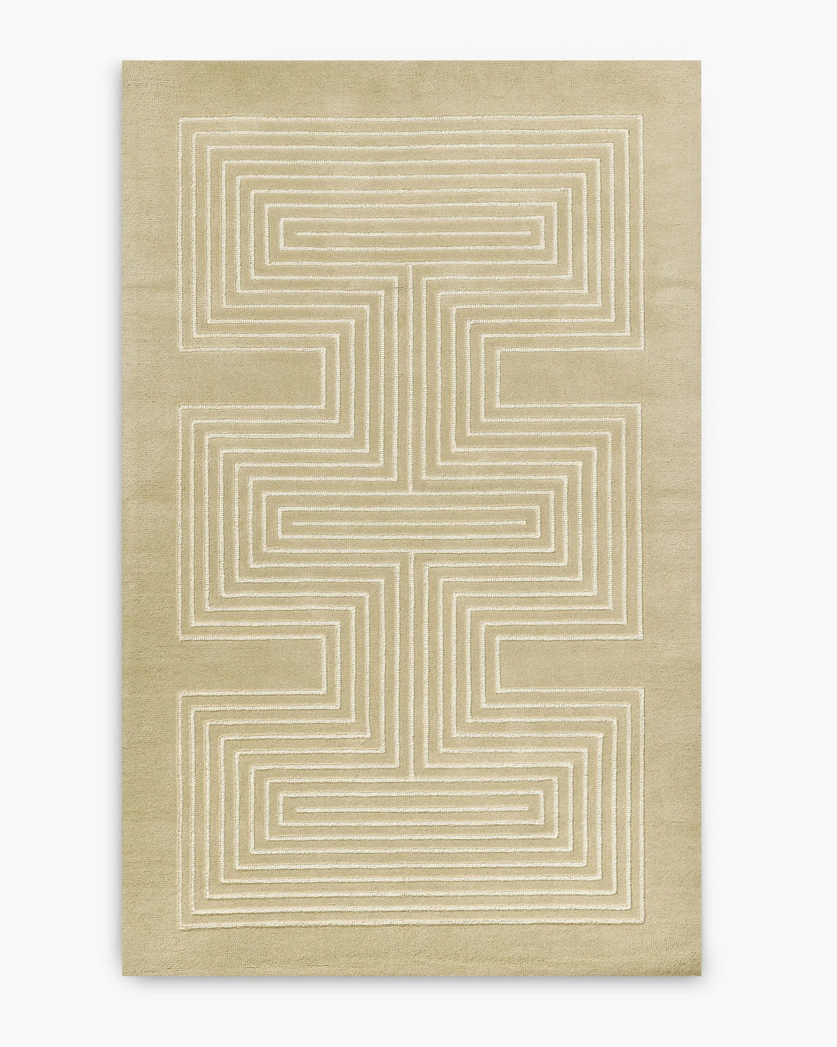 Langdon Hand-Tufted Wool Rug - 3'6" x 5'6" / Beige