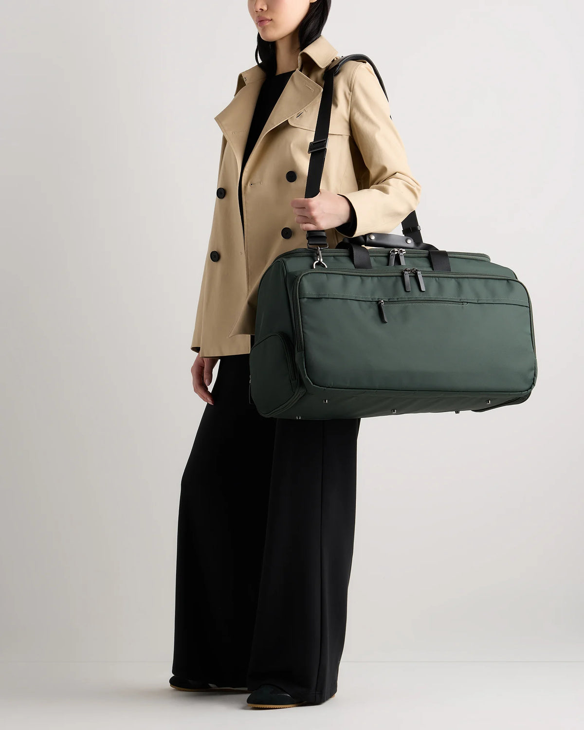Voyage Nylon Garment Duffle - One Size / Dark Green
