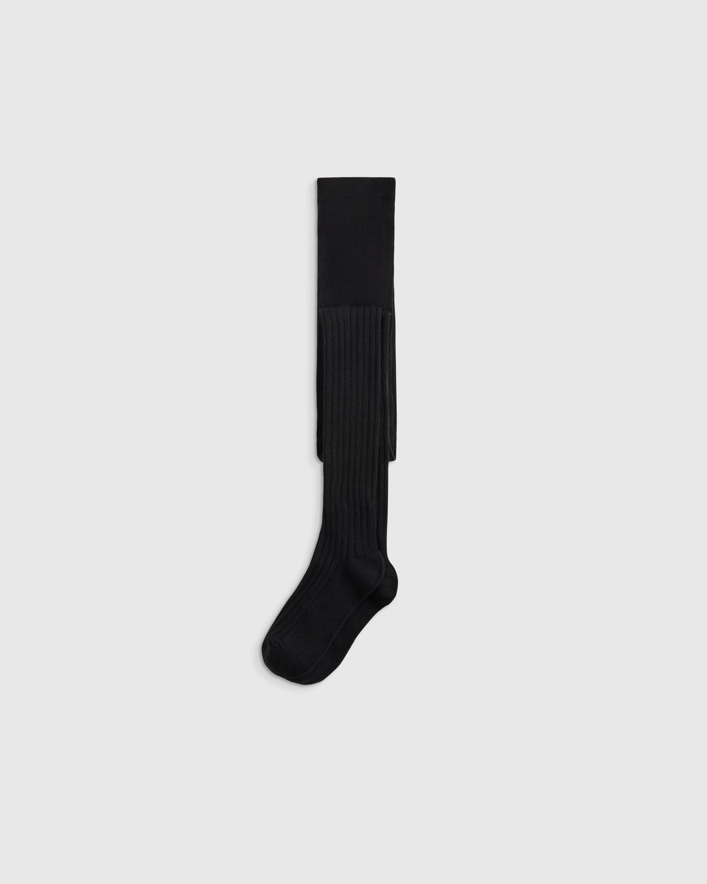 Organic Cotton Rib Tights (2-pack) - 12-24M / Ivory