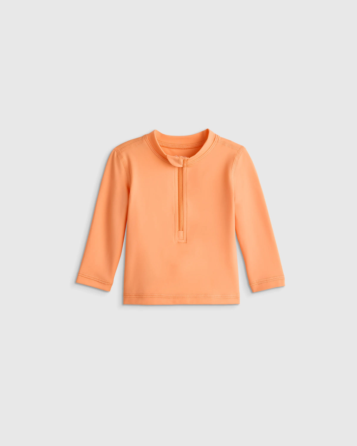 Long Sleeve Zip-Up Rash Guard - 0-3M / Yellow