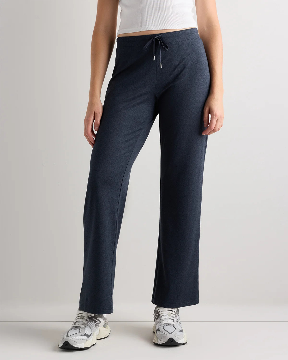 Flowknit Wide Leg Pants - XS / Black