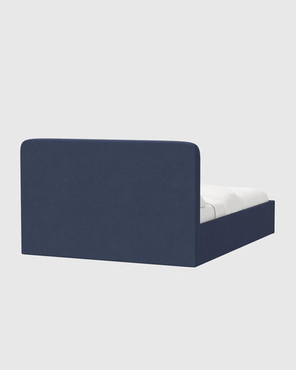100% Linen Curved Bed - Full / Canvas