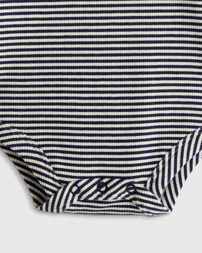 Softest Rib Short Sleeve Bodysuit - 0-3M / Deep Sea Blue