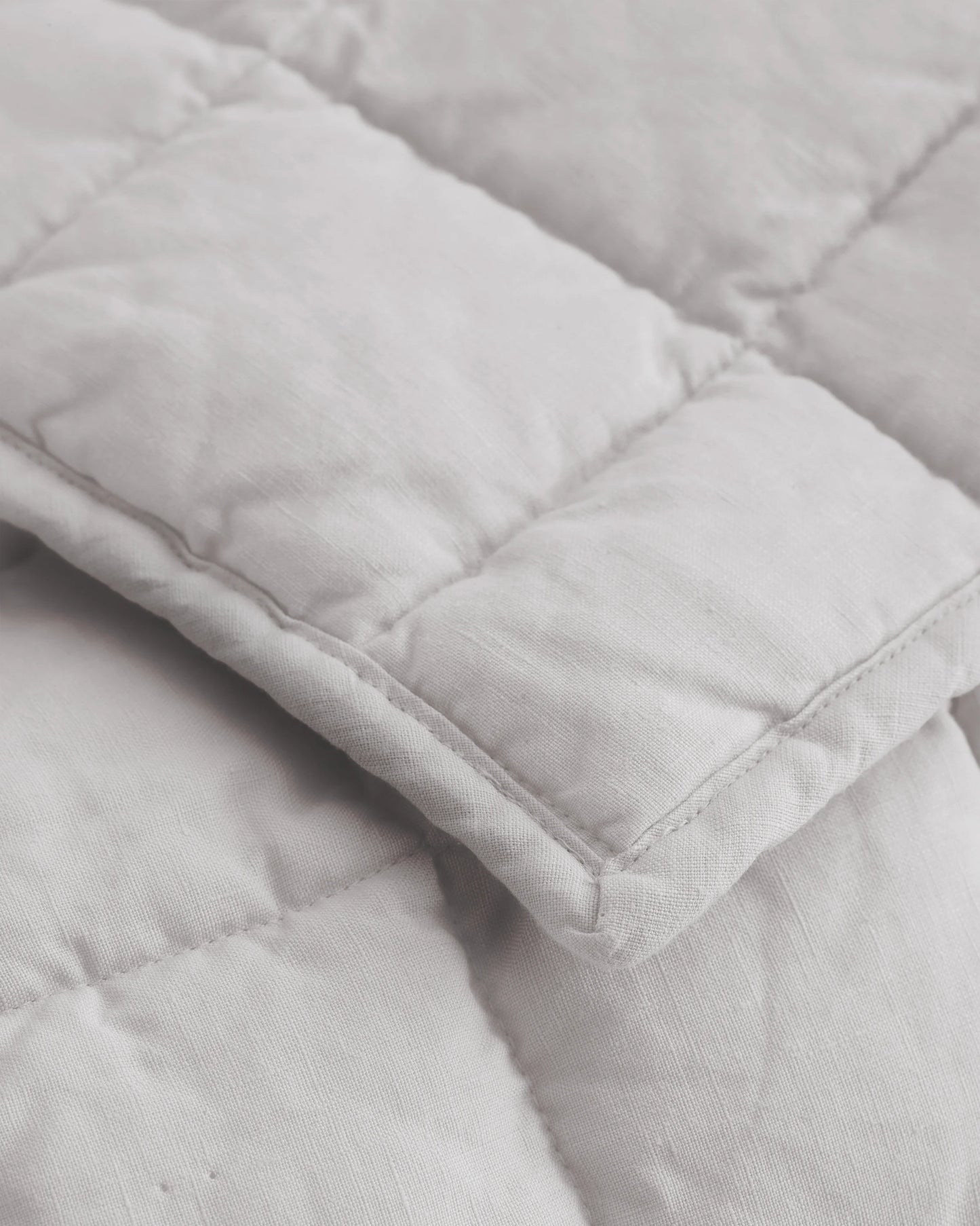 European Linen Toddler Quilt - One Size / Mist