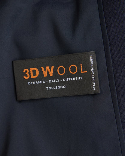 Italian Wool Tailored Blazer - XS / Navy