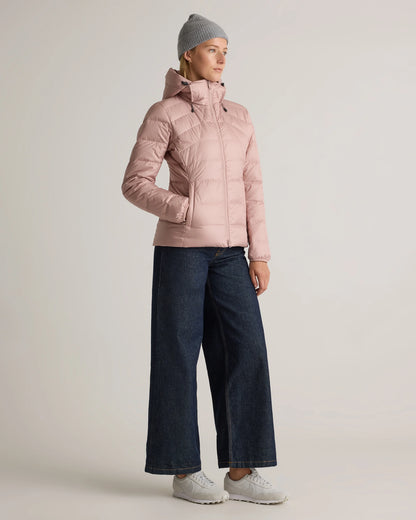 Lightweight Down Packable Puffer Hooded Jacket - XS / Navy