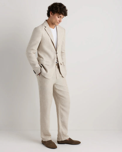 100% European Linen Blazer - XS / French Blue
