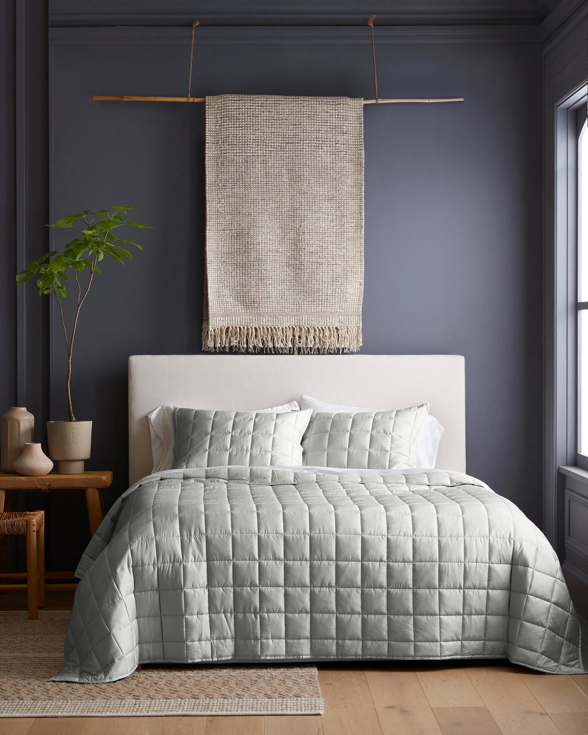 Bamboo Box Quilt Set - Twin / Sage