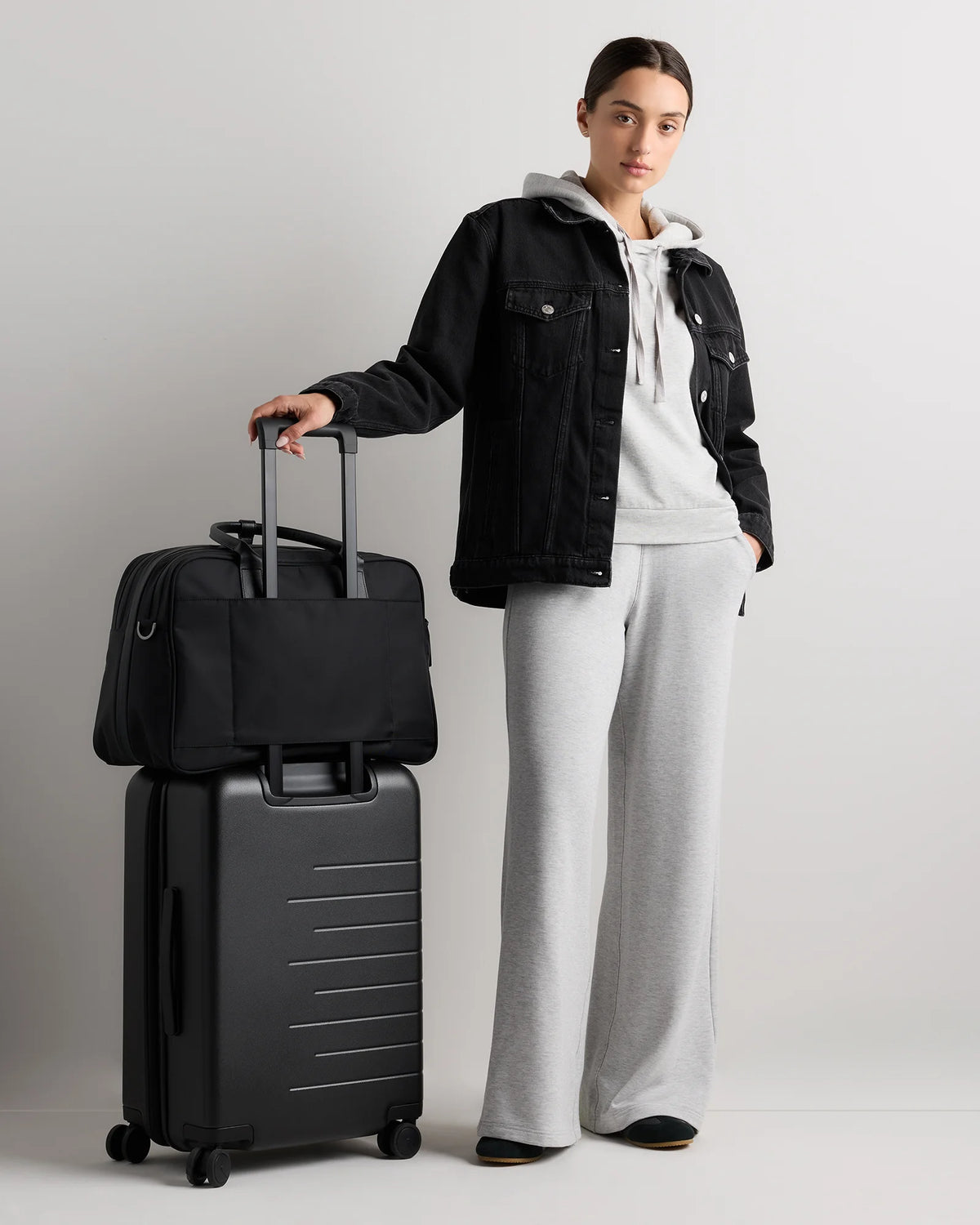 Voyage Nylon Split Travel Bag - One Size / Dark Green