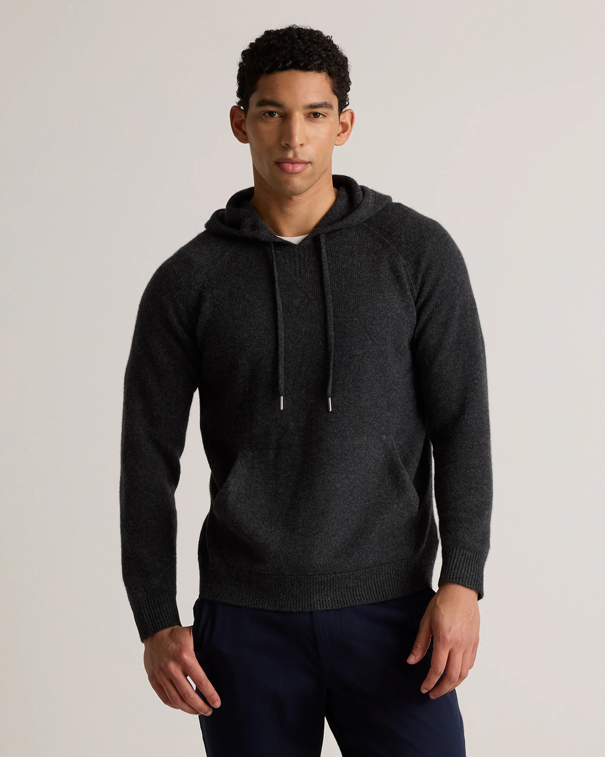 Mongolian Cashmere Pullover Hoodie - XS / Sea Spray Green