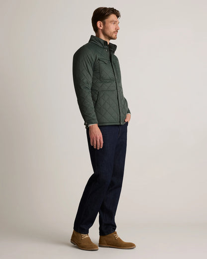 Featherless Quilted Utility Jacket - S / Verdant Pine