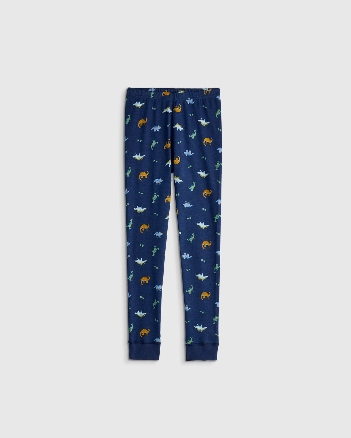 100% Organic Cotton Long Sleeve and Pant Pajama Set - 2T / Navy Stripe
