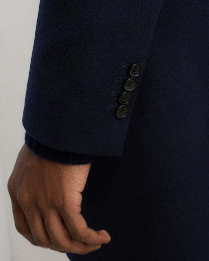 100% Mongolian Cashmere Car Coat - S / Camel
