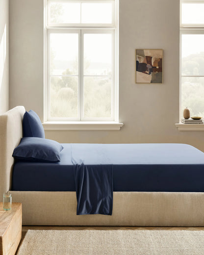 Organic Jersey Pillowcase Set - Standard / Light Blue