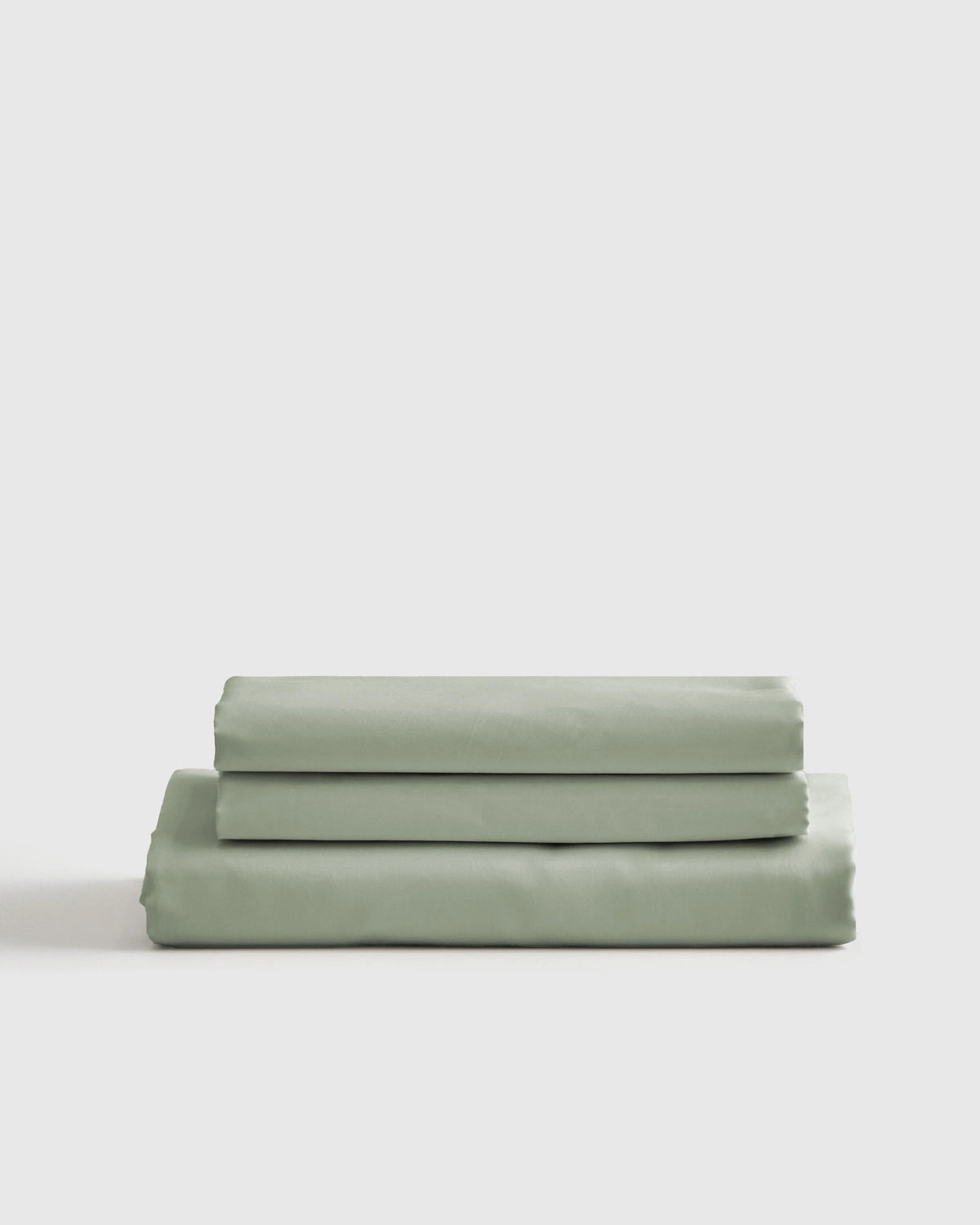Luxury Organic Sateen Fitted Sheet Set - Cal King / Light Blue