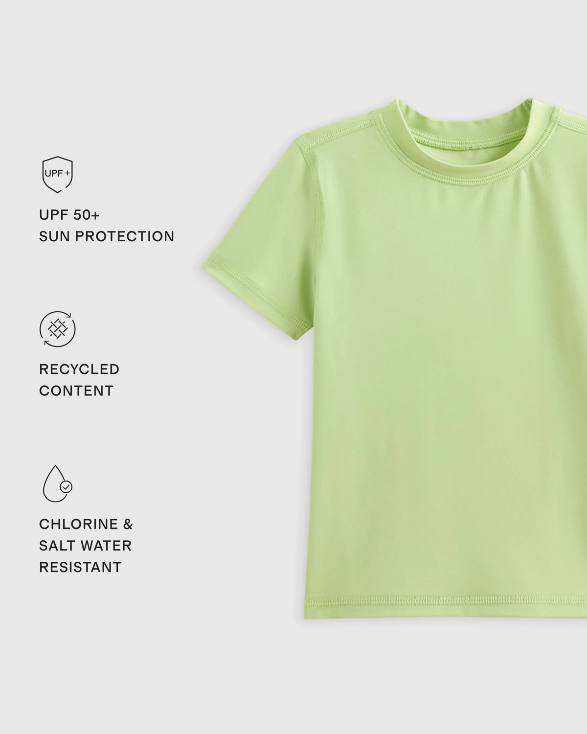 Short Sleeve Rash Guard Top - 6 / Coral Orange