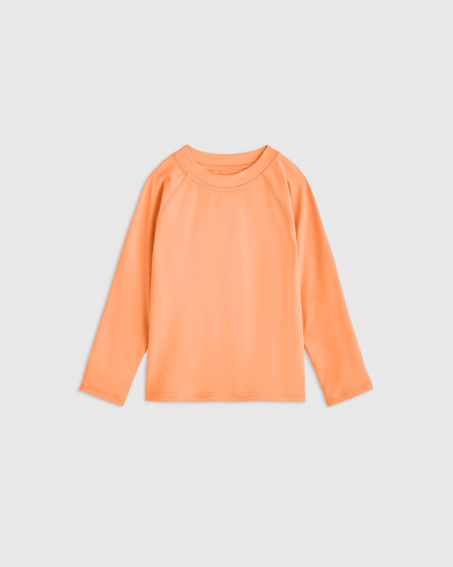 Long Sleeve Raglan Rash Guard - 2T / Island Aqua