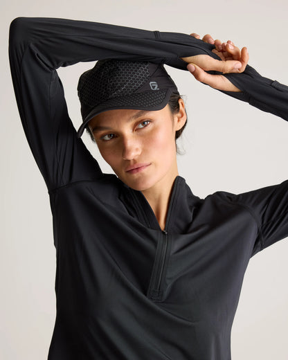Race Day Half-Zip Pullover - XS / Big Sur Green