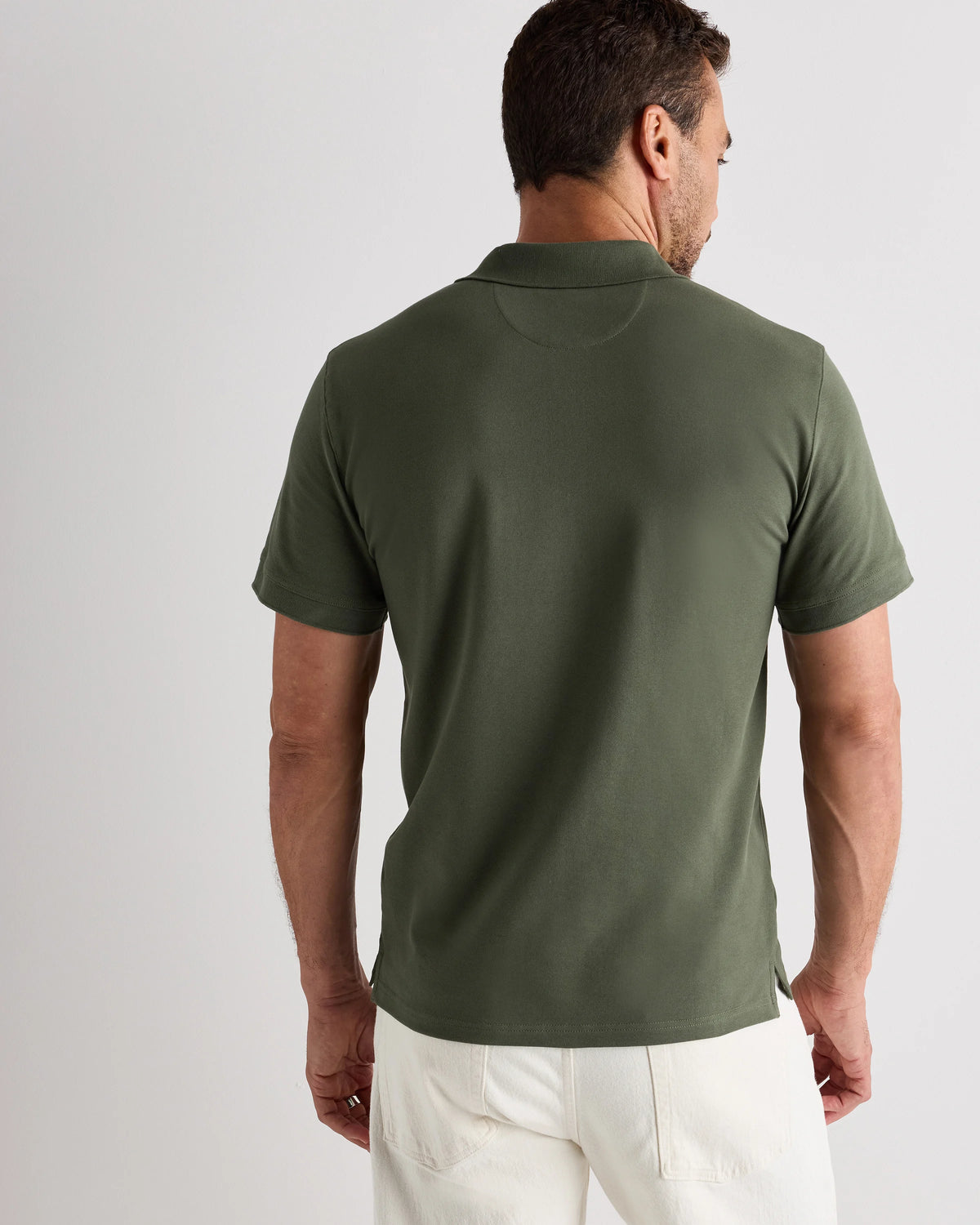 Organic Cotton Pique Polo - XS / Heather Grey
