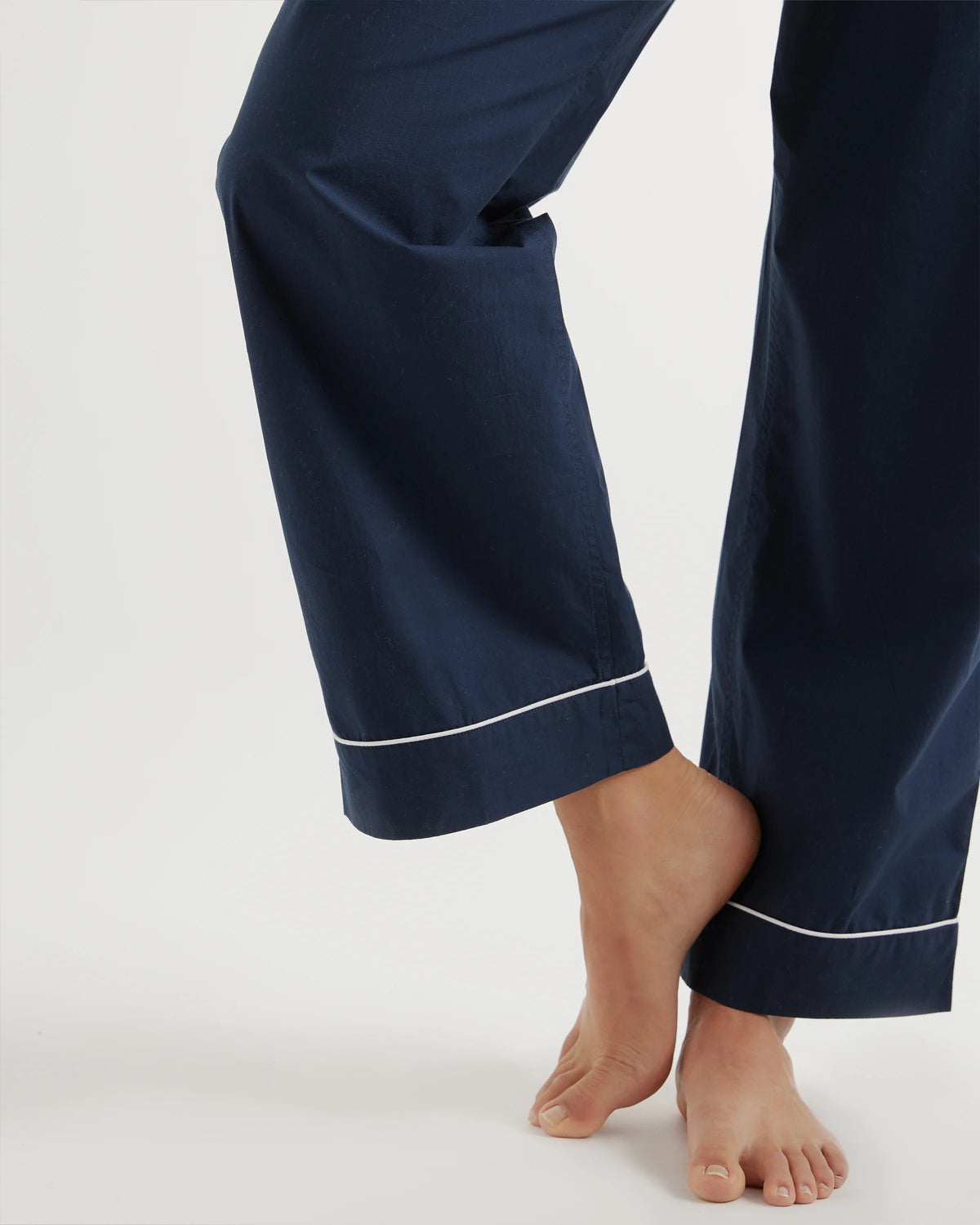 100% Cotton Pajama Set - XS / Navy