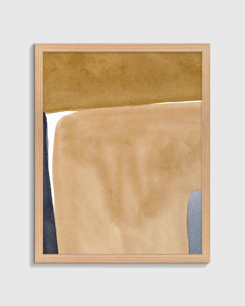 Suspension in Umber by Julia Balfour - 21.25"x26.25" / Oak
