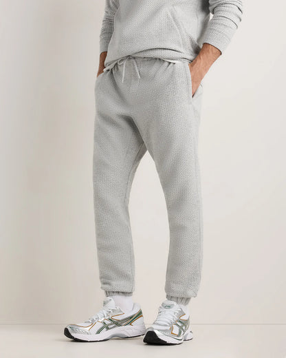 Waffle Knit Joggers - S / Heather Grey