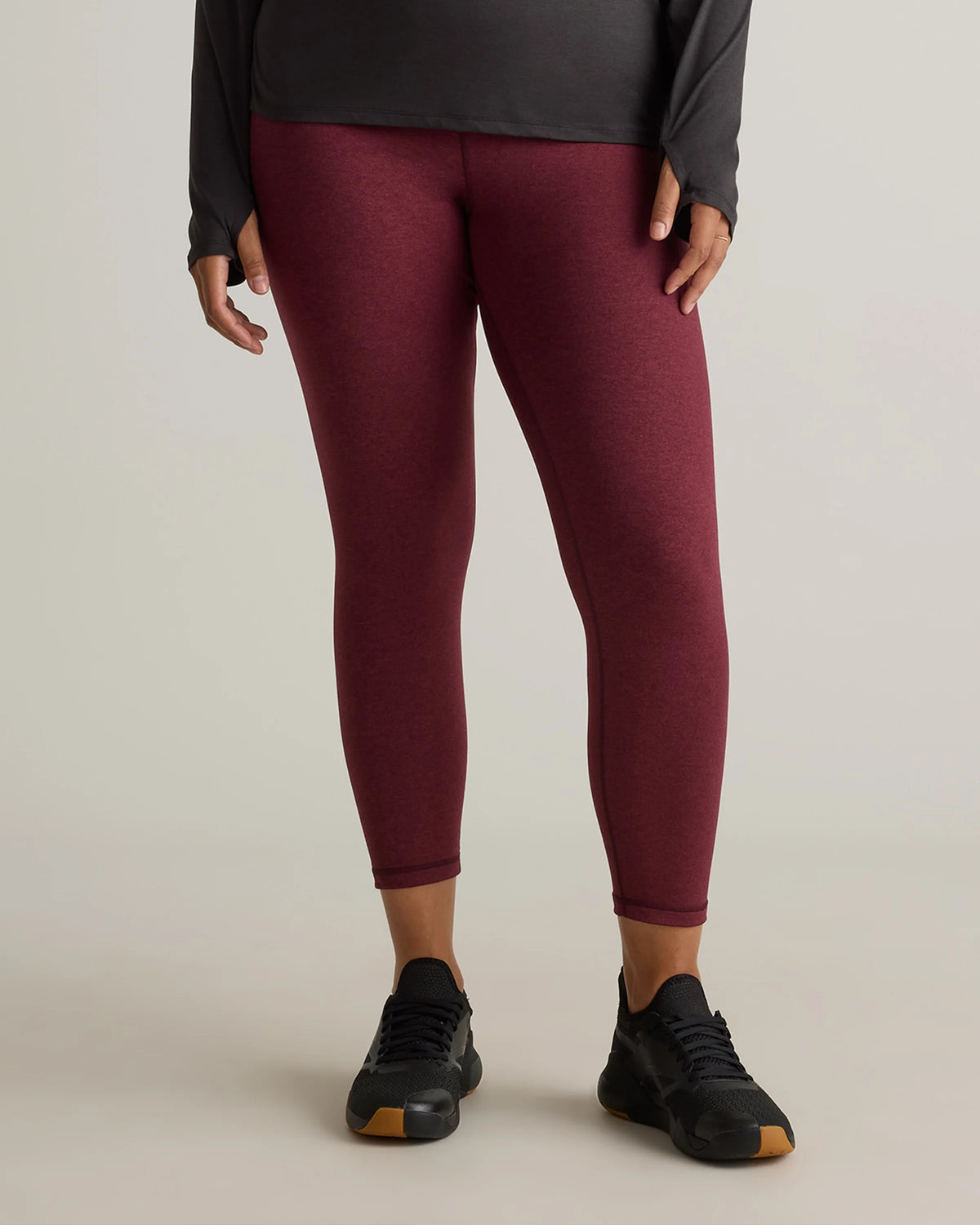 Ultra-Soft High-Rise Legging - XS / Heather Oatmeal