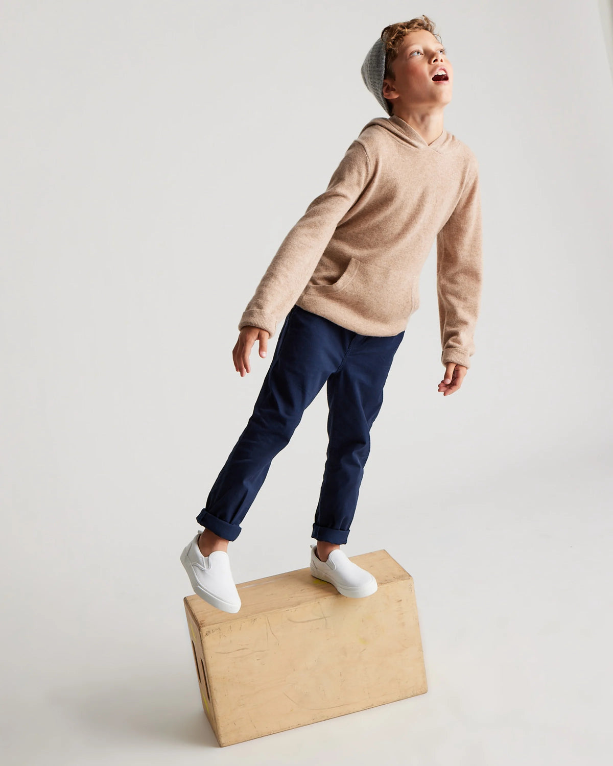 Washable Cashmere Hoodie - 6 / Oatmeal