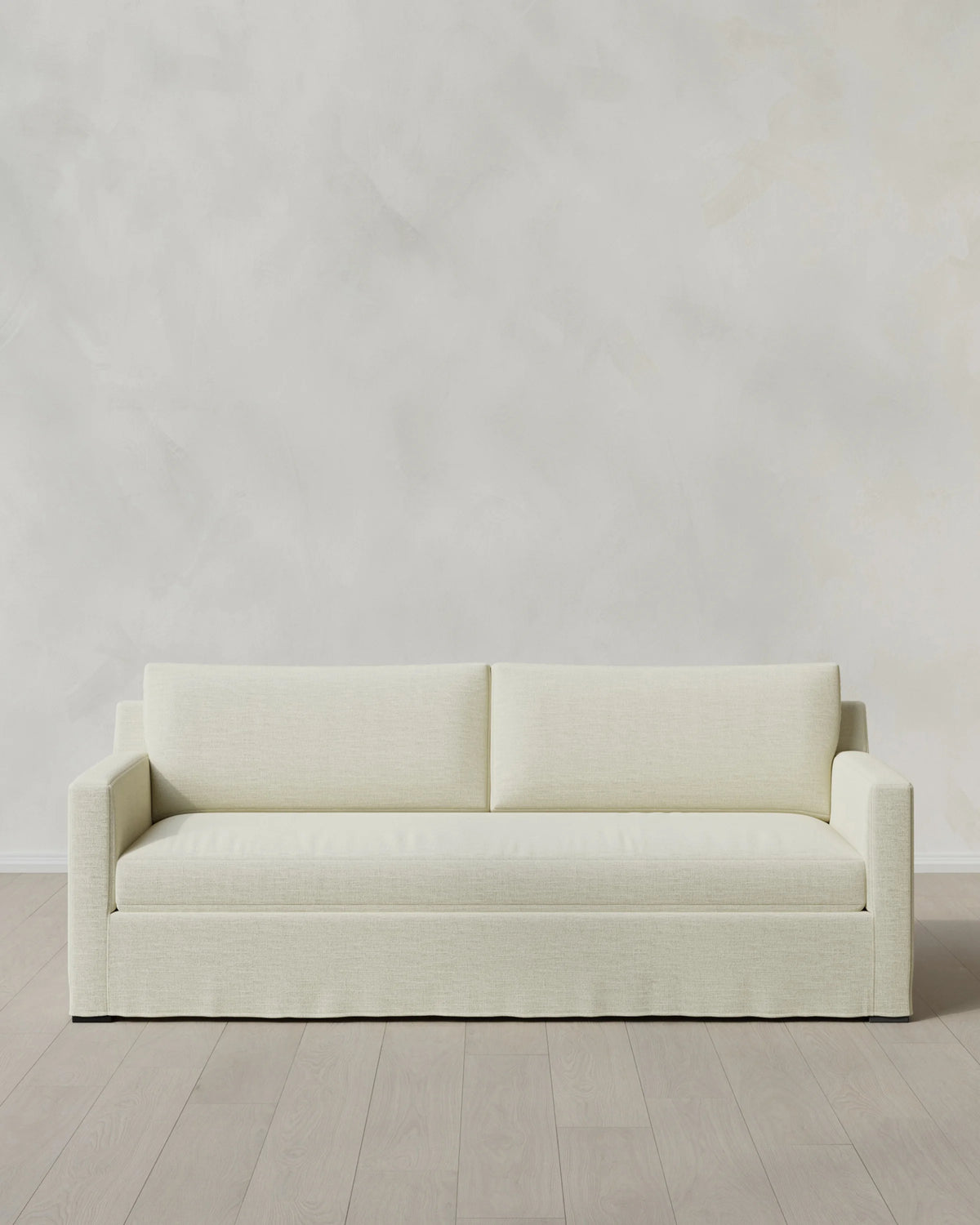 Ellery Slipcover Sofa in Performance Linen - 7ft / Sand