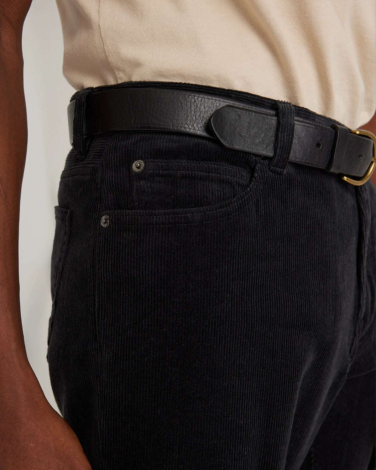 Organic Stretch Corduroy 5-Pocket Pants - 30X30 / Espresso