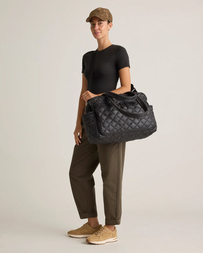 Transit Quilted Duffle Bag - One Size / Taupe Brown