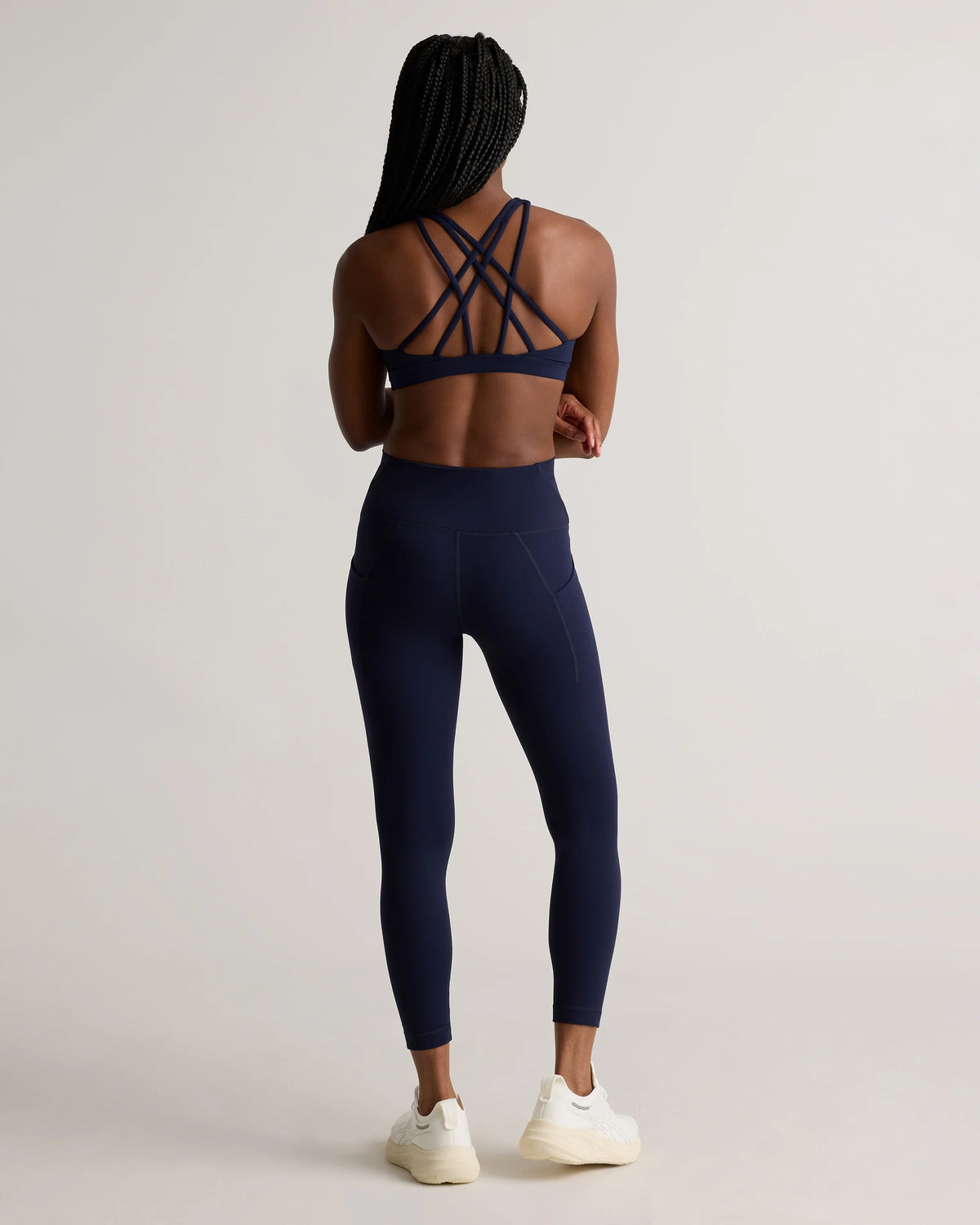 Power-Up Strappy Sports Bra - XS / Deep Navy
