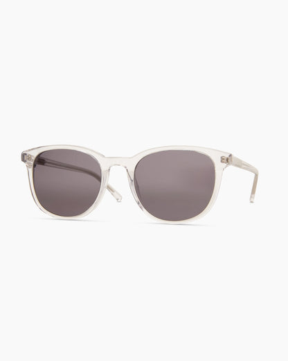 Charlie Polarized Acetate Sunglasses - Standard / Clear with Grey lens