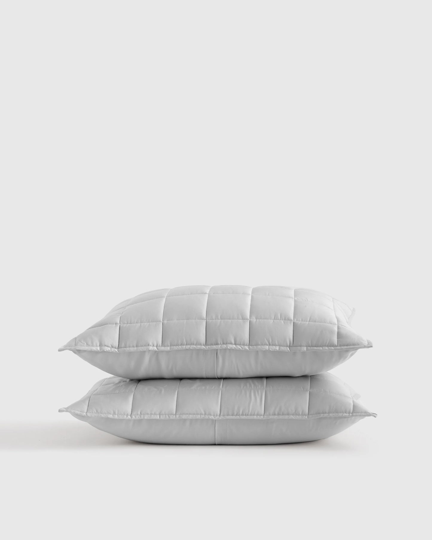 Bamboo Box Quilted Sham Set - Standard / Sage