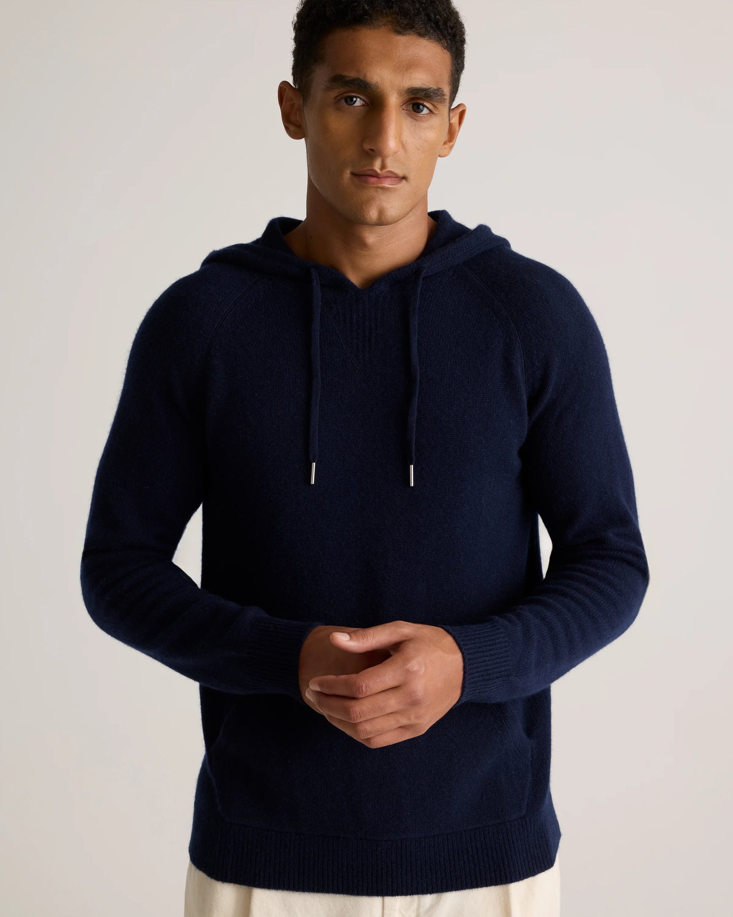 Mongolian Cashmere Pullover Hoodie - XS / Sea Spray Green