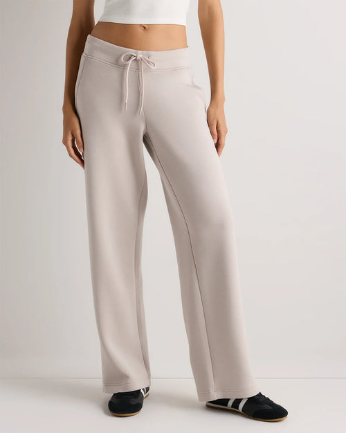 CloudComfort Wide Leg Pants - XS / Pebble Beige